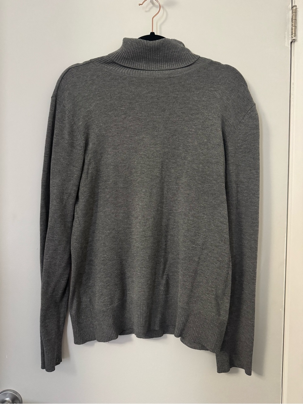 Women’s Grey Turtleneck Sweater